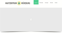 Desktop Screenshot of hautzentrum-wuerzburg.de