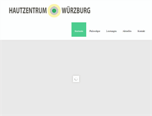 Tablet Screenshot of hautzentrum-wuerzburg.de